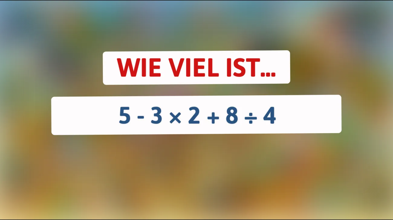 Hast du das Zeug dazu? Dieses Mathe-Rätsel bringt selbst die Klügsten ins Grübeln!"