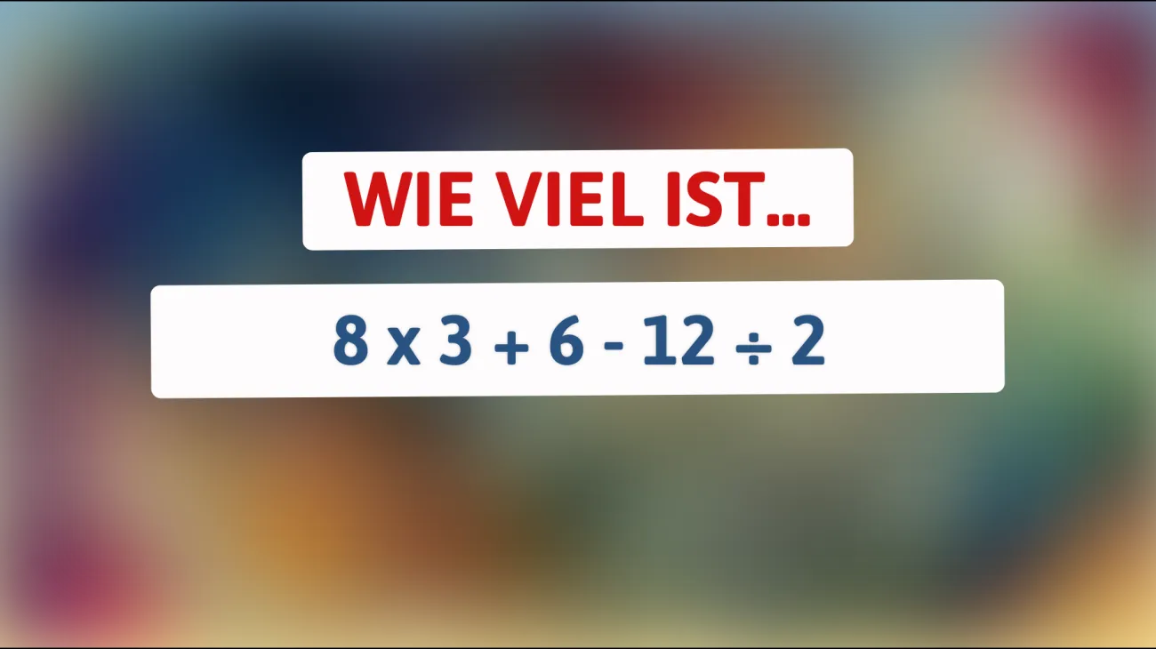 Nur 1% der Genies können diese einfache mathematische Herausforderung richtig lösen: Bist du dabei?"