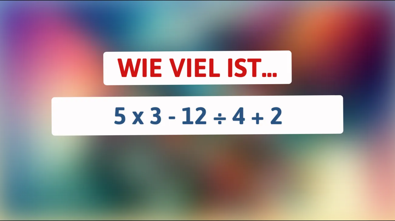 Nur 1% der Menschen können dieses mathematische Rätsel lösen – gehörst du dazu?"