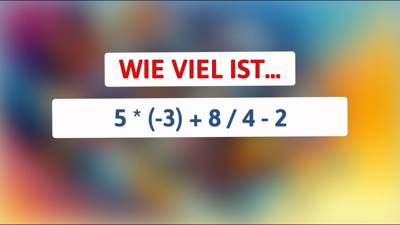 Nur die allergenialsten Denker können dieses mathematische Rätsel lösen: Schaffst du es?"